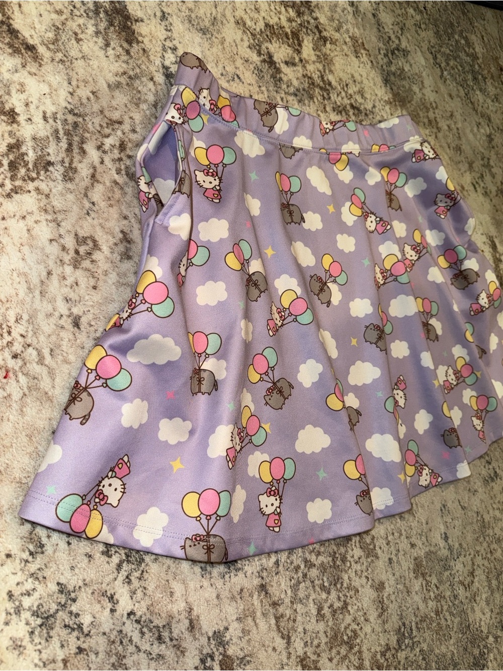 Hello Kitty Lavender Circle Skirt